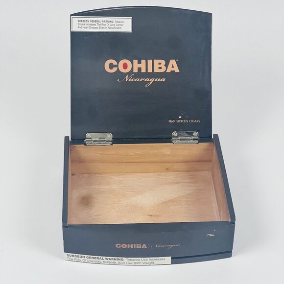 Two Empty Cigar Boxes Cohiba Nicaragua & Perdomo 12 Year Bourbon Barrel Aged - Picture 9 of 13